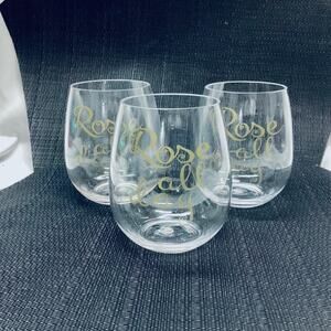 Stemless Plastic Wine Glasses
